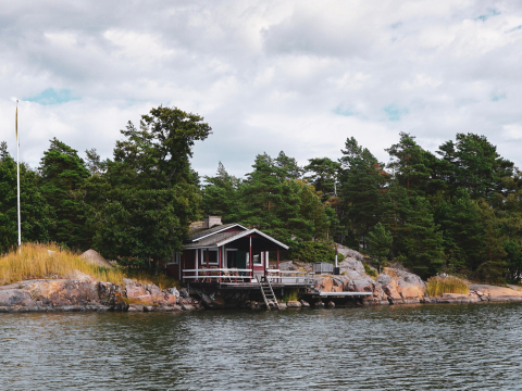 Stuga i skärgården