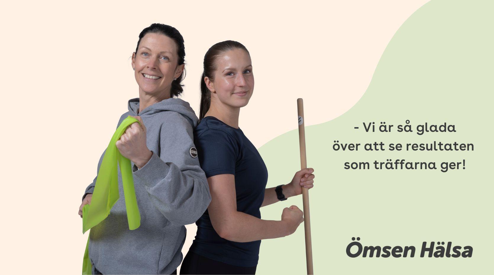 Hälsocoacher Cecilia och Lovisa